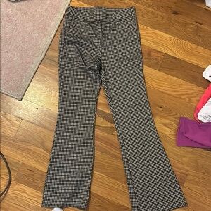 Abercrombie Kids Black and White Checkered Pants